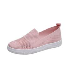 Leisure shoes_Single shoes women mesh breathable socks shoes