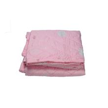 Summer Blanket in Pink With Leaf Design