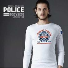 Police F527 Bodysize Round Neck Cotton T-Shirt - White