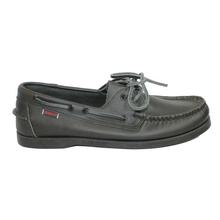 Black Dockside Loafer Shoes For Men - HF148A