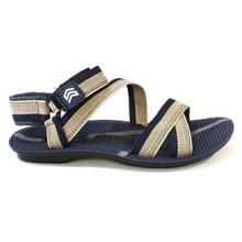 Shikhar Shoes Navy Blue/Cream Casual Sandals For Men - 5007
