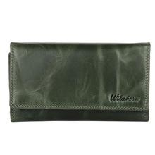 Wildhorn Nepal Rfid Protected Genuine Leather Clutch For Women WHLB030 Juniper Green