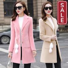 SALE-Woolen coat _ woolen coat mid-length Korean version
