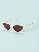 Cat Eye Tinted Lens Sunglasses