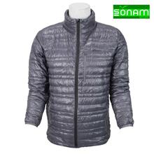 Sonam Gears Grey Ultra Light Down Jacket For Men(607)