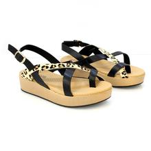 Shoe.A.Holics Orabella Wedge Sandals For Women - Black