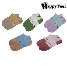 Pack of 5 Sports Printed Ankle Socks for Ladies (1014)