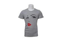 Printed Round Neck T-shirt - eyes