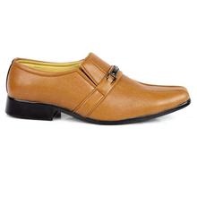 Slip On Semi Formal Shoes For Men- Tan Brown (F007)