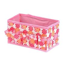 Multifunctional Folding Non Woven Make Up Desktop Cosmetic Organizer Storage Box Wardrobe Drawer Organizer for Scarfs Socks