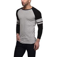 Cenizas Men's Full Sleeves Dual Tone Round Neck