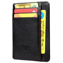 Fashion Freak Leather Credit Card Holder -Slim Minimalist Front Pocket