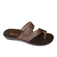 Milano Brown Slip On Sandals For Men