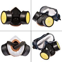 Safety dust mask and goggles