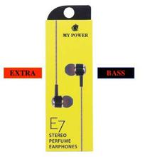 POWER E7 STEREO PERFUME EARPHONES Extra Bass