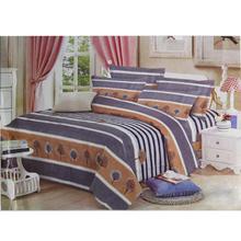 Multicolor Striped Bed Set With Quilt Cover