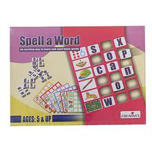 Creative Educational Aids Spell A Word Play Board Game - Multicolored