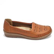 Laser Cut Loafer Shoes For Women