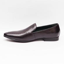 Kapadaa: Gallant Gears Blue Slip on Formal Leather Shoes For Men – (139-24)