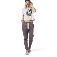 Reebok Brown Training Essentials Marble Pants For Women - (CY3604)