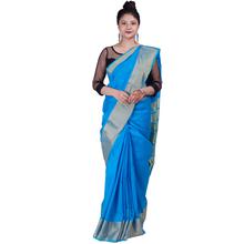 Kota Silk Saree with Heavy Zari Border for Women - 5007