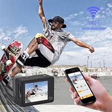 4K Touch Screen Action Camera Waterproof WIFI Dual Screen 12MP 30m