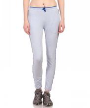 Baby Blue Cotton Sweat Pant For Women - LWF010