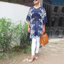 Embroidered Summer Poncho For Women