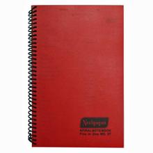 Red A5 Five In One Spiral Notebook