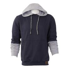 J.Fisher Dual Tone Cotton Fleece Hoodie For Men