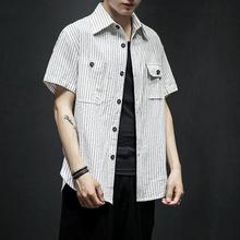 Short-sleeved shirt_Men's short-sleeved shirt 2018 summer