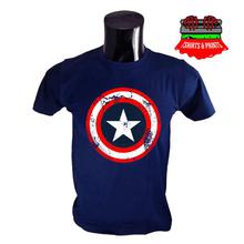 Captain America Shield Printed T-Shirt For Men
