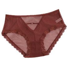 Women's panties_sheer mesh women's panties sexy breathable