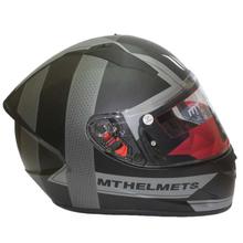 MT Helmets Grey Stringer Affair A2 Matt Helmet