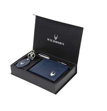 WildHorn Nepal Blue Wallet with Gift Box (GIFTBOX 150)