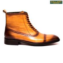 Gallant Gears Brown Lace up Boots for Men (H31-1)