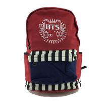 Red Zippered Casual Back Pack For Unisex