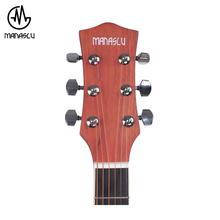 Manaslu MG2 Natural 4-band Semi-Acoustic Guitar with Package