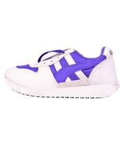 White with Purple Stripe Goldstar Ladies Shoes (038)