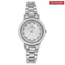 Titan 917SM03 Analog Silver Dial Watch For Women