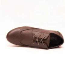 Caliber Shoes Coffee Casual Lace Up Shoes For Men - (391 C)