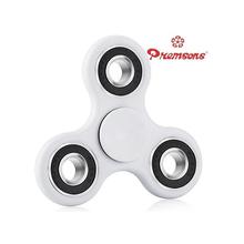 Aafno Pasal Fidget Spinner 608 Four Bearing Ultra Speed Tri-Spinner Hand Spin Toy - White + Black Wing Bearings