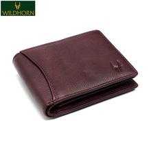 WildHorn Nepal Bombay Brown Genuine Leather RFID Protected Wallet For Men-WH1173