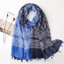 Korean Style Sun Protection Premium Printed Scarves For