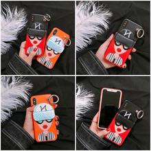 3D PU Leather Silicone Purse Wallet Pocket Iphone case