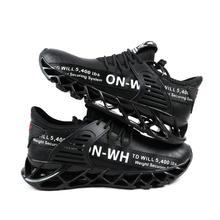 ON-WH Lace Up Running Shoes For Men(Black)
