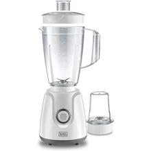 Black+Decker 400W Blender With Grinder Mill, White BLX300-B5