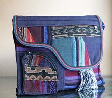 Multicolor Cotton Travel Sling Bag For Unisex
