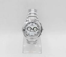 Chronograph Design Round White Dial Watch For Men