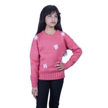 Gini & Jony Girls Rose Colored Printed Sweatshirt